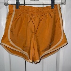 Nike Women's Vibrant Orange Athletic Shorts